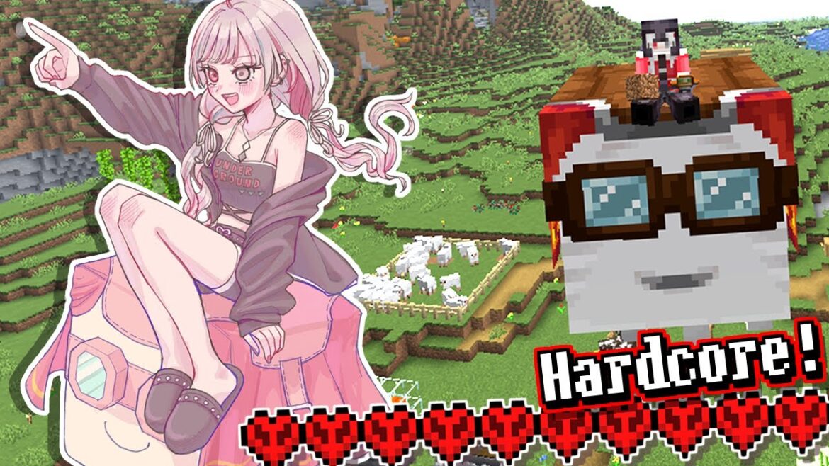 うっかりハードコアになった大人気ゲームMinecraftをあじみ実況プレイ10【石神のぞみ／にじさんじ所属】