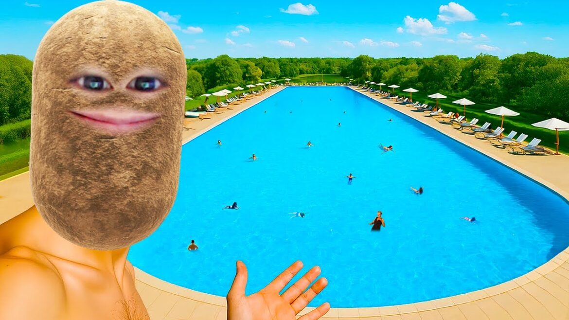 ウォーターパークのプールが超巨大になった! ウォーターパークのプールが超巨大になった!