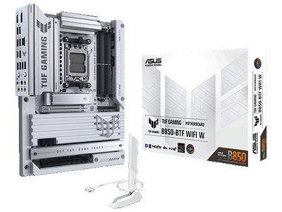 ASUSから、AMD B850チップセット搭載マザーボード『TUF GAMING B850-BTF WIFI W』発売