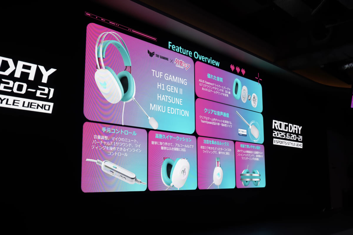 TUF Gaming H1 Gen II Hatsune Miku Edition