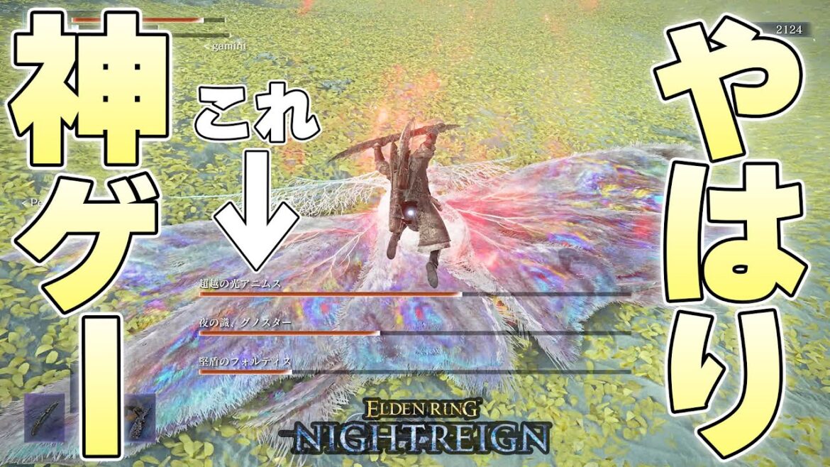 強化ボス『常夜グノスター』とかいう初見のインパクトがしっかり強すぎる最高のボス【ELDENRING NIGHTREIGN実況】