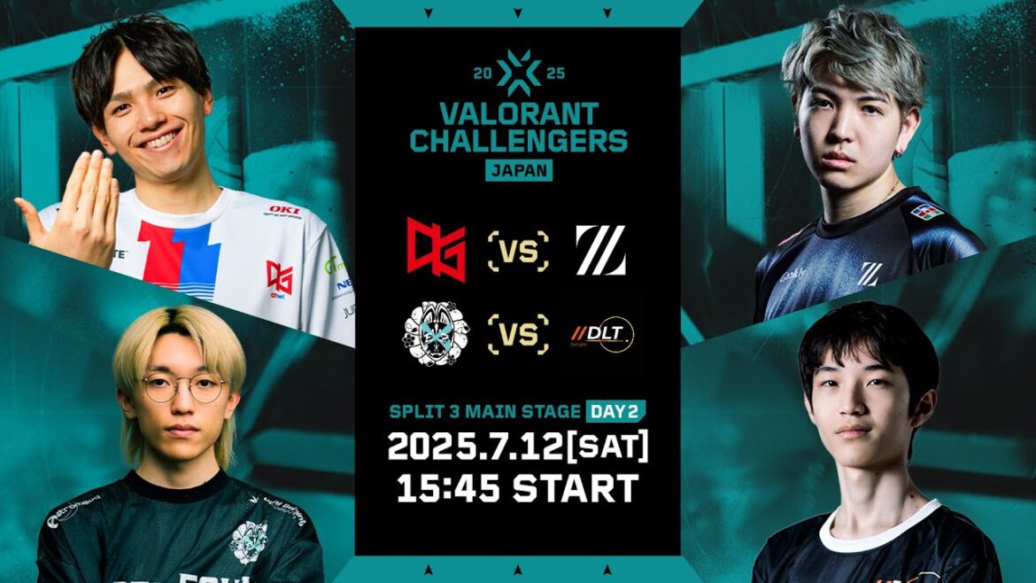 VALORANT Challengers Japan 2025 Split 3 Main Stage Day 2