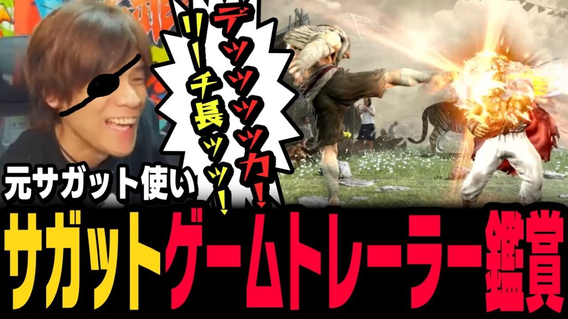 【スト6、SF6】year3新キャラ『サガット』映像を見て性能を分析! 【スト6、SF6】year3新キャラ『サガット』映像を見て性能を分析!