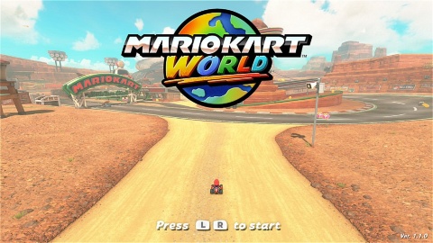Nintendo Switch 2と同時に発売された『マリオカート ワールド』。タイトル画面で「＋（プラス）」ボタンを押すと、そのままフリーランが始まる
