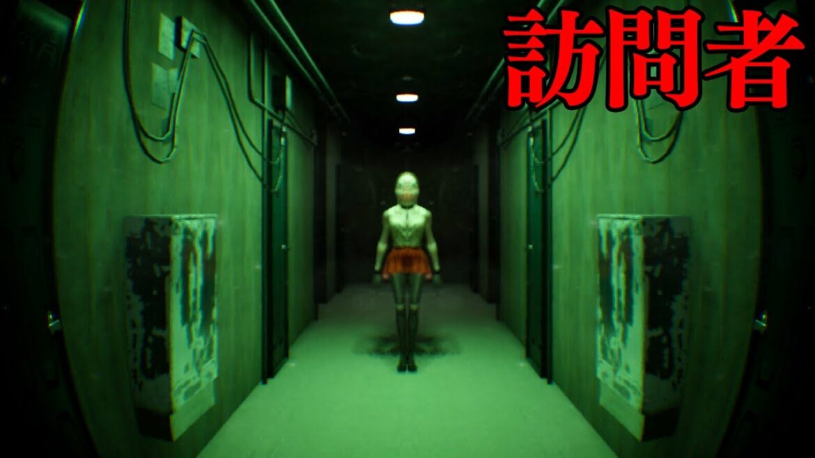 毎晩くる奇妙な顔をした訪問者が不気味すぎるホラーゲーム【Who's at the door?】