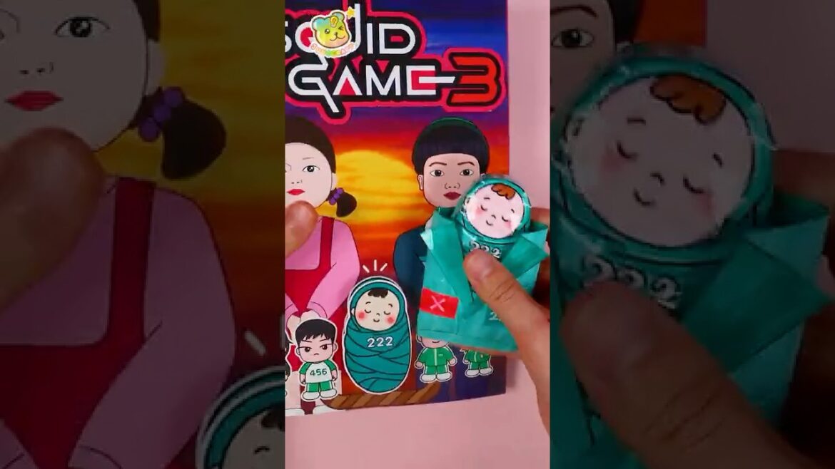 Making Squid Game3 Game Book & 222 Baby👶🏻 / Paper DIY