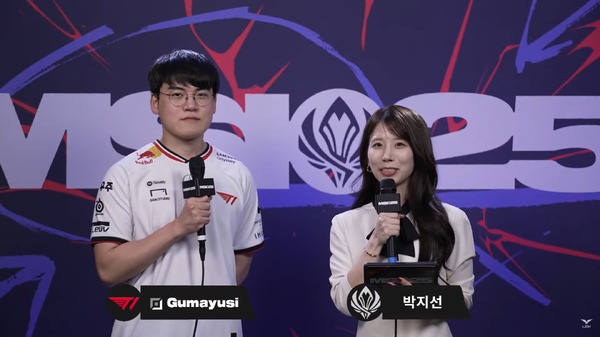 T1 Gumayusi「MSIはLPLが強さを見せてきた大会なので、初のLCK同士の決勝は感慨深い」―LPL代表ALを3-2で下しファイナル進出!勝利者インタビュー翻訳【MSI 2025】 – FISTBUMP T1 Gumayusi「MSIはLPLが強さを見せてきた大会なので、初のLCK同士の決勝は感慨深い」―LPL代表ALを3-2で下しファイナル進出!勝利者インタビュー翻訳【MSI 2025】 - FISTBUMP