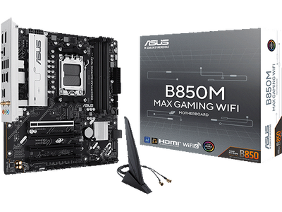 ASUSから、B850チップセット搭載 Mirco ATXマザーボード『B850M MAX GAMING WIFI』発売