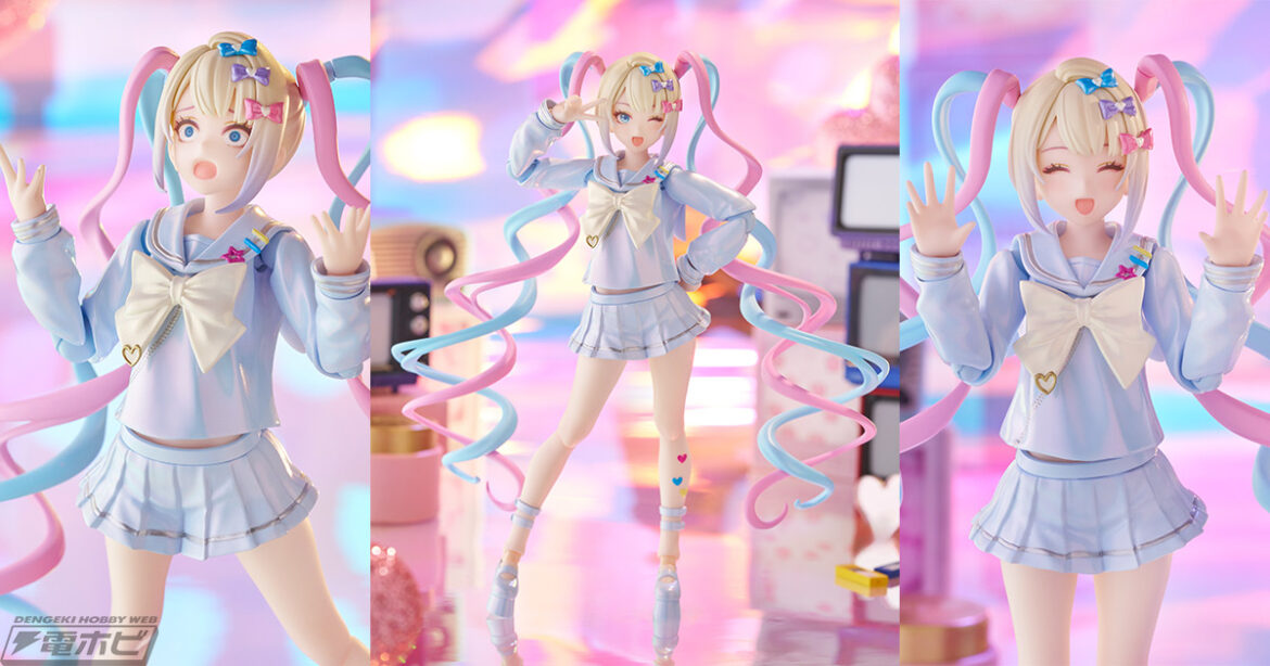 『NEEDY GIRL OVERDOSE』インターネット・エンジェル「超絶最かわてんしちゃん」がfigmaに降臨！「ぴえん猫」などが付属！ | 電撃ホビーウェブ
