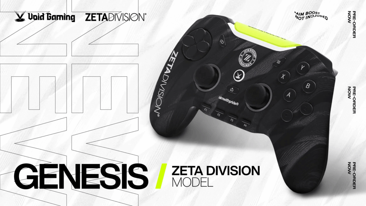 Void Gamingのコントローラー「GENESIS」にZETA DIVISIONコラボモデルが登場！ 予約開始 - GAME Watch