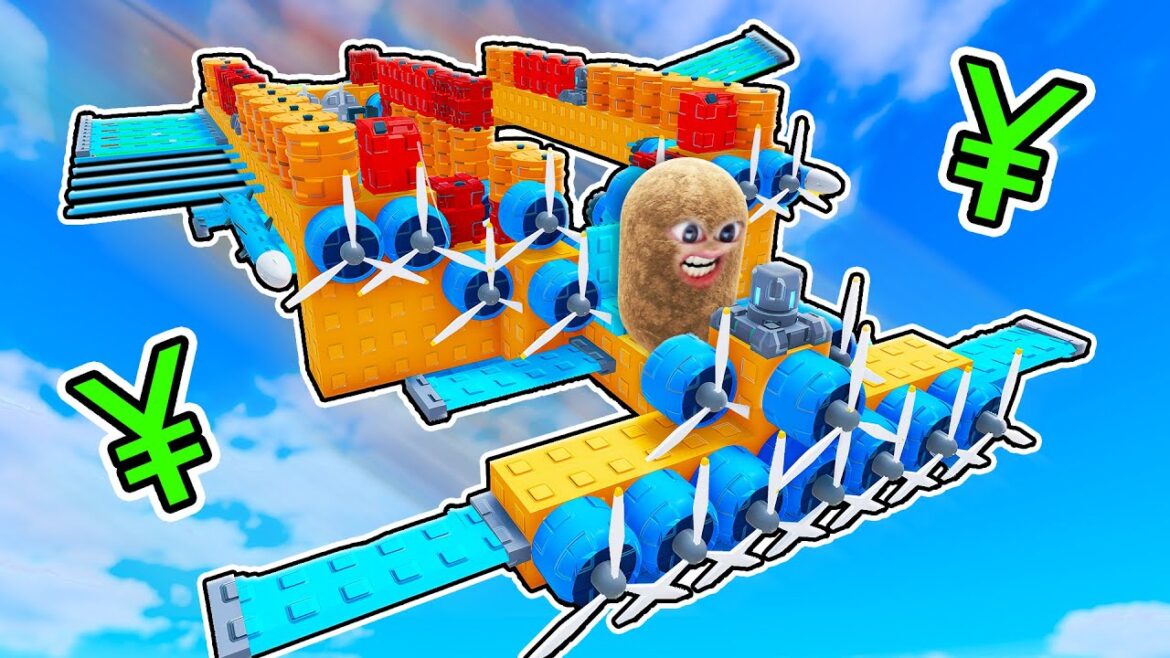 課金して世界最速の飛行機を作るロブロックス (Roblox)