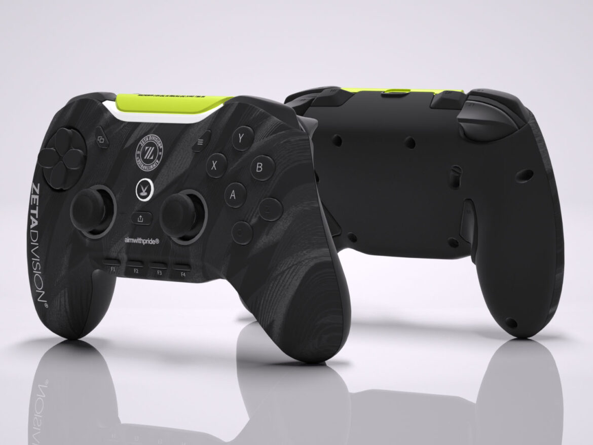 AndGAMER、ZETA DIVISIONとのコラボゲームパッド - PC Watch