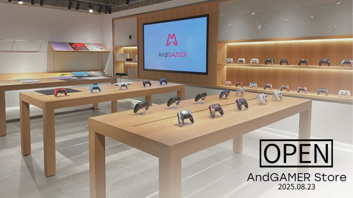 ゲーミングデバイスのAndGAMERが直営店「AndGAMER Store」を8月23日より渋谷にオープン - GAME Watch
