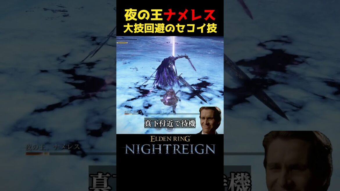 ナメレスの大技を回避するセコい技 #ナイトレイン ナメレスの大技を回避するセコい技 #ナイトレイン