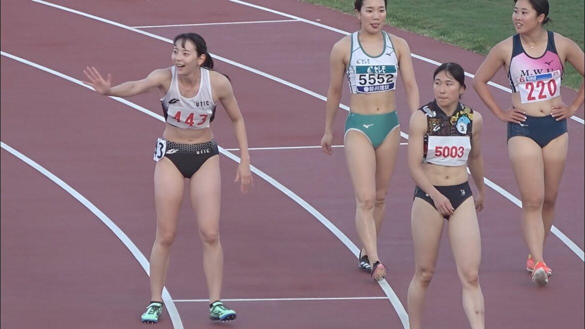予備予選 女子100m 福井ナイトゲームズ陸上 ANG2025 Athlete Night Games