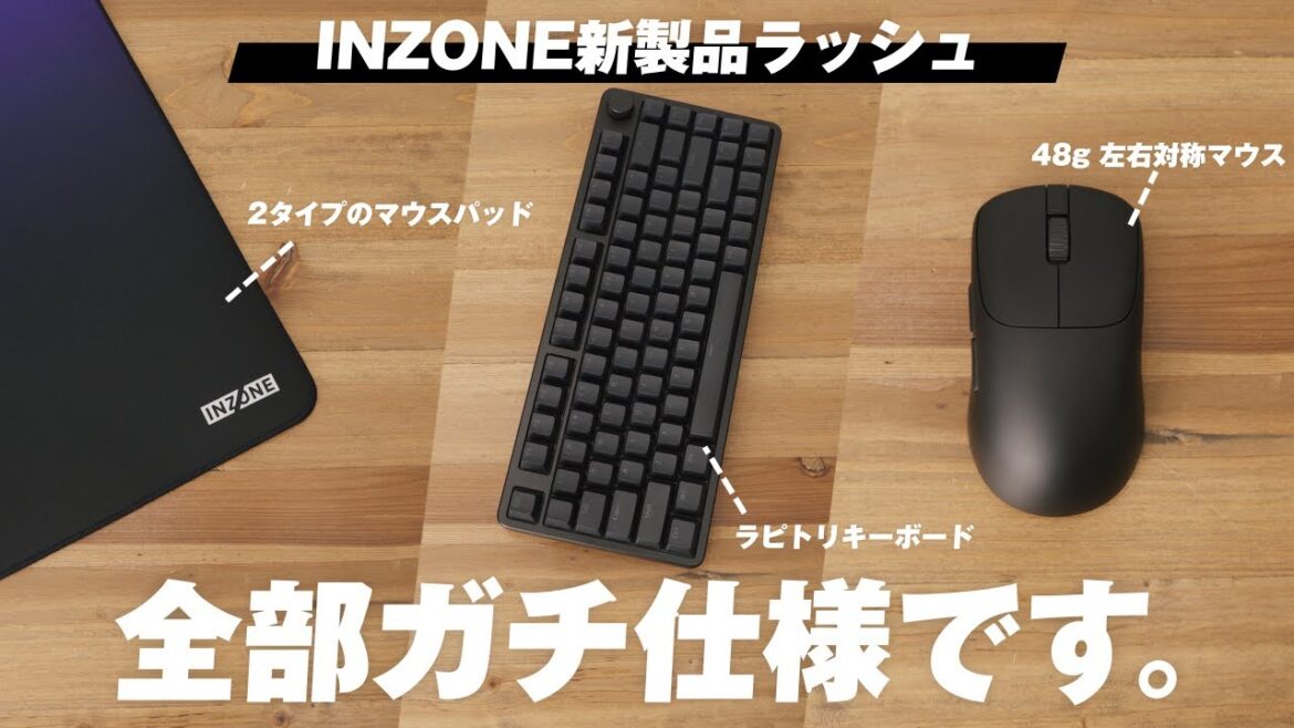 あのINZONEからいきなり「ガチ仕様」のゲーミングデバイスが登場した件 あのINZONEからいきなり「ガチ仕様」のゲーミングデバイスが登場した件