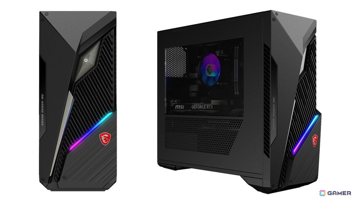 MSI、RTX 5070、5060 Ti、5060を搭載したゲーミングデスクトップPC3製品を8月27日に発売！ケースはシースルーサイドパネルを採用の画像