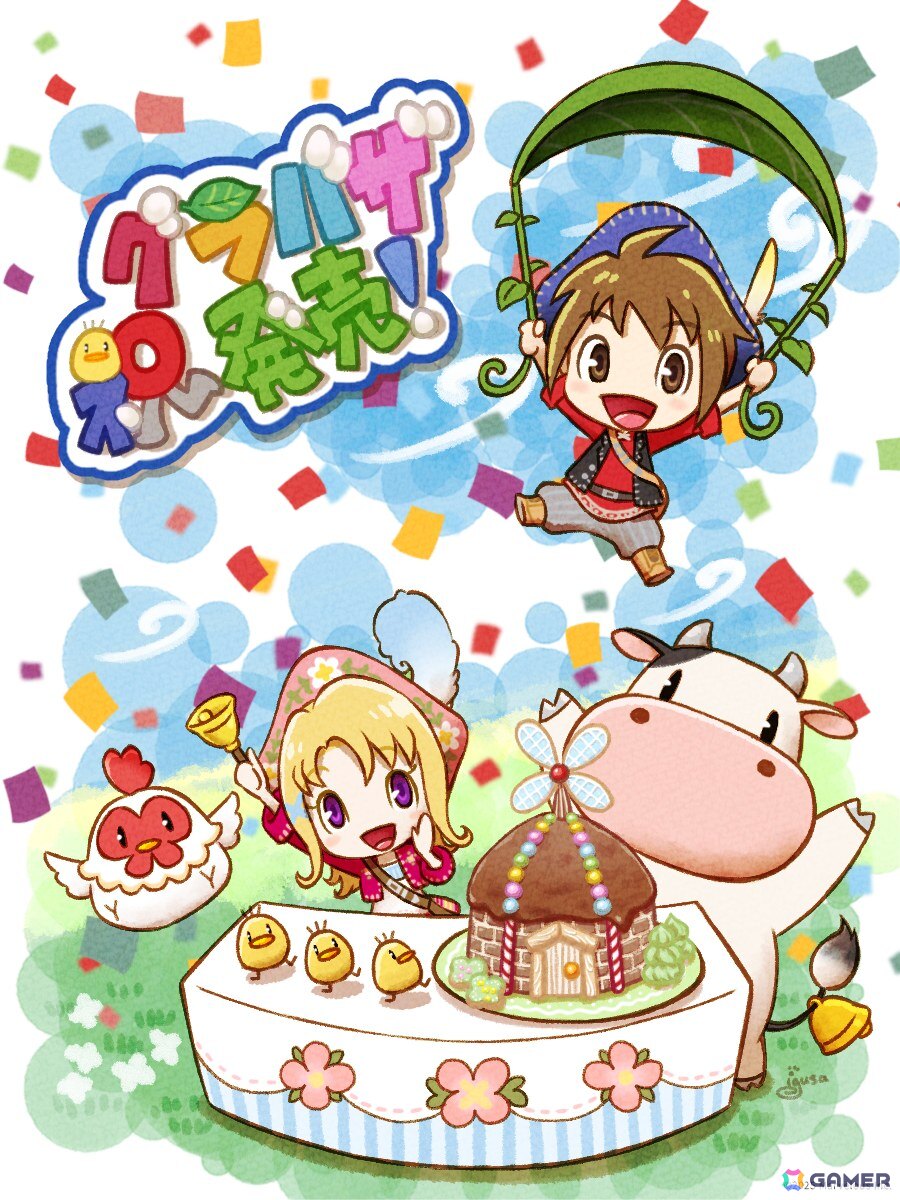 フルリメイク作品「牧場物語 Let's！風のグランドバザール」がSwitch 2/Switch/Steamで発売！町を復興させて世界一のバザールを目指そうの画像