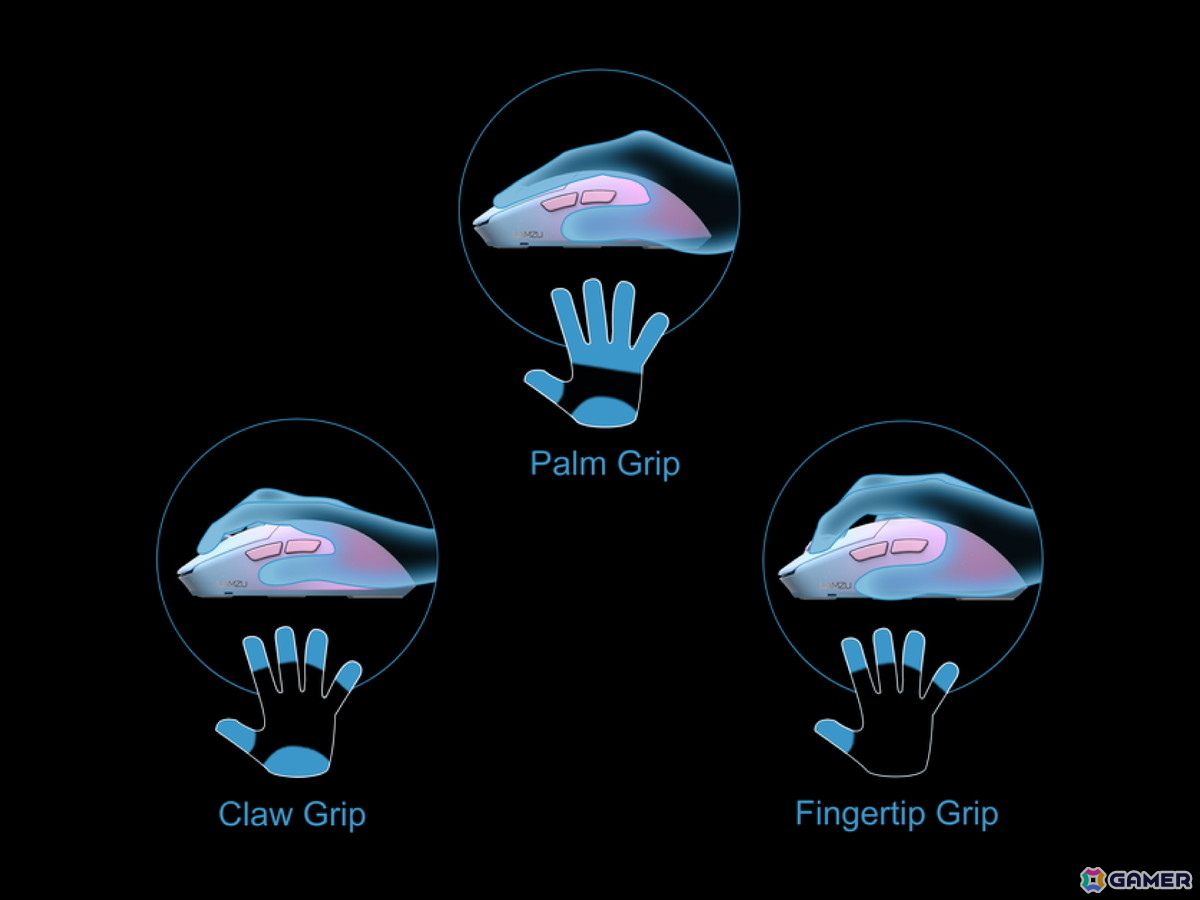 REJECT、LAMZUとコラボしたワイヤレスゲーミングマウスを発売!45gの軽量設計で8000Hzポーリングレートに対応の画像