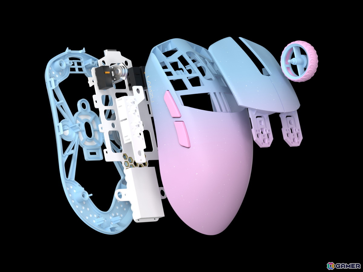 REJECT、LAMZUとコラボしたワイヤレスゲーミングマウスを発売!45gの軽量設計で8000Hzポーリングレートに対応の画像