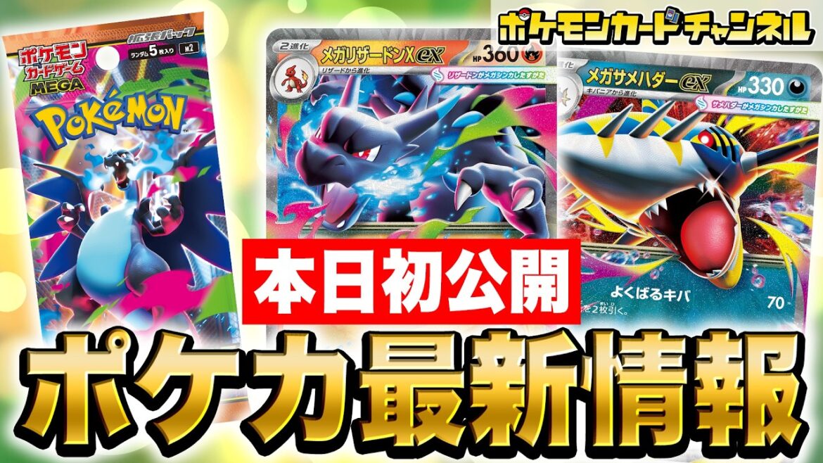 【本日初公開】炎・悪が超強化!?メガリザードンXexやメガサメハダーex、新サポートのひふきやろうやギーマの一手などを解説!【インフェルノX/ポケカ/ポケモンカード】 【本日初公開】炎・悪が超強化!?メガリザードンXexやメガサメハダーex、新サポートのひふきやろうやギーマの一手などを解説!【インフェルノX/ポケカ/ポケモンカード】