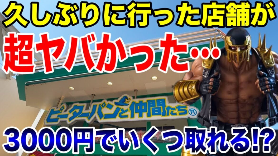 【クレーンゲーム】久しぶりに行った店舗がマジで超ヤバかった！プライズフィギュア攻略！ピーターパンと仲間たち#橋渡し設定 #UFOキャッチャー  #クレーンゲーム