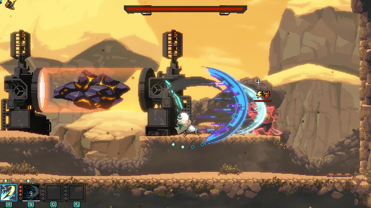 『Ovis Loop』Steamにて早期アクセスを開始。ロボットの羊が荒廃した世界で戦う2Dアクションゲーム_003