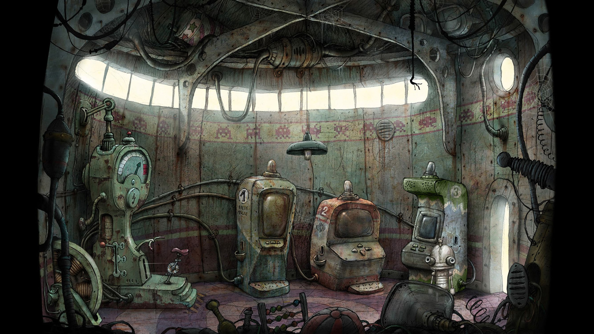 『マシナリウム』がEpic Games Storeで無料配布。チェコの開発者による独自のアートデザインが特徴の謎解きADV_004