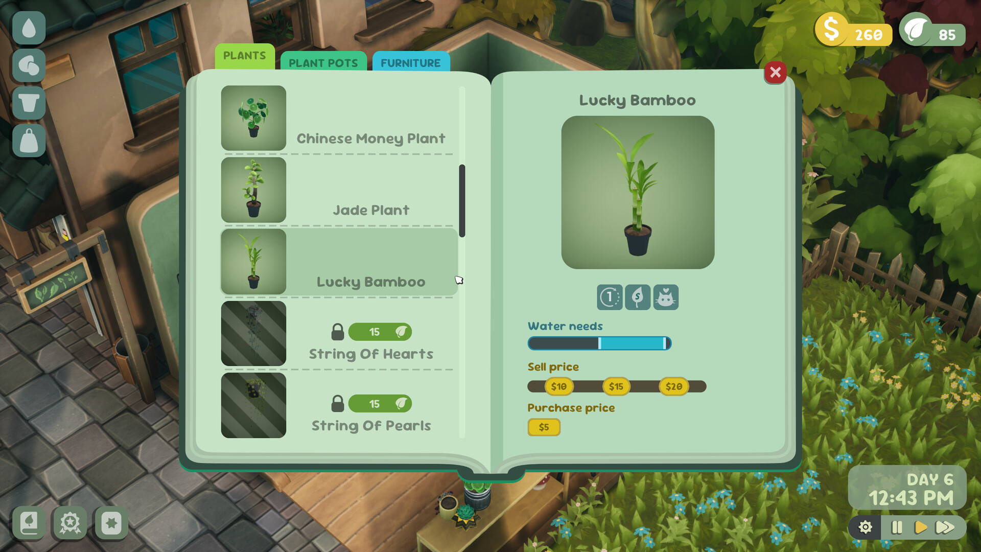 植物を育て販売する園芸ショップ経営ゲーム『Leafy Corner』が発表。緑に包まれた癒しの空間でショップ経営_002