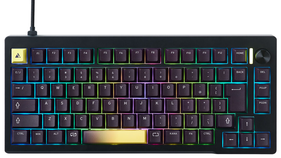 プリンストン、高速入力性能重視の75%ゲーミングキーボード - PC Watch
