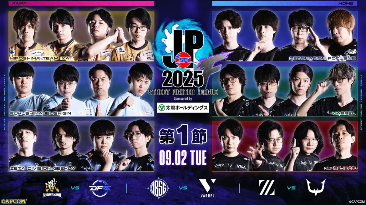 「ストリートファイターリーグ: Pro-JP 2025」Division F 第1節　☆☆18時40分より初心者必見！SFリーグ: ウォームアップ☆☆