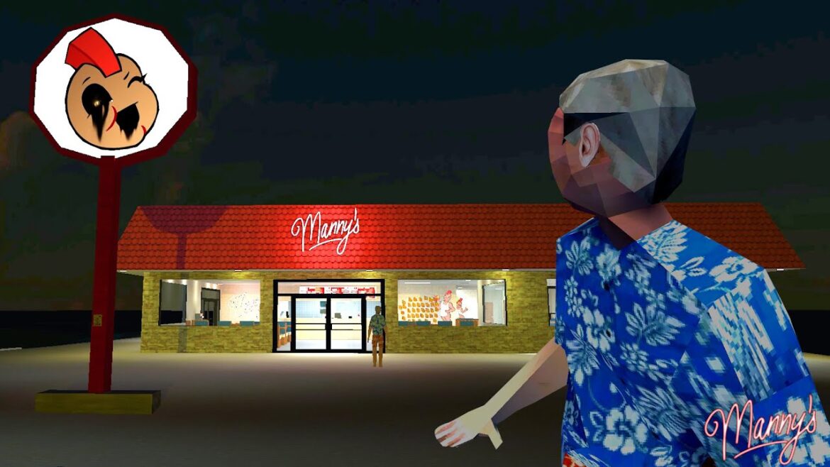 「 無人島に存在する謎のハンバーガー屋 」が舞台のホラーゲーム『 Manny’s 』