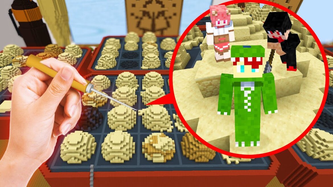 カギはどこかな！？巨大たこやき機から脱出せよ【マインクラフト】