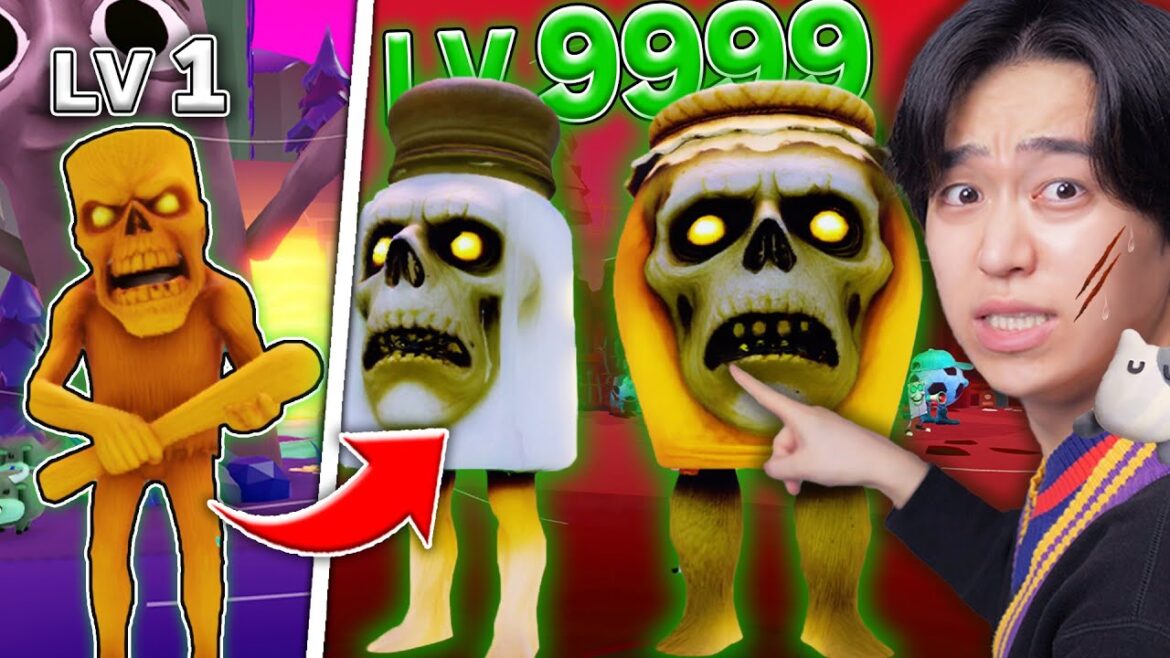 ゾンビになったAIモンスターを進化させるロブロックスがヤバい..【ROBLOX】