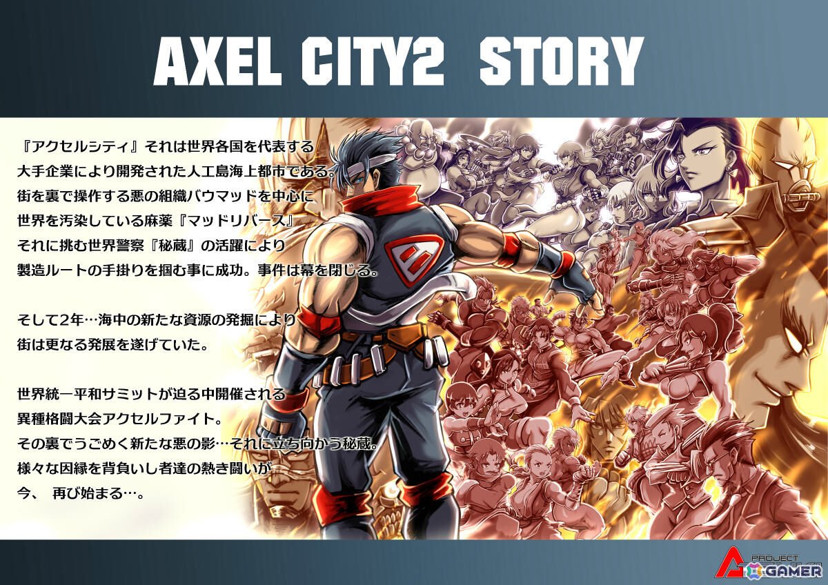 対戦格闘ゲーム「AXEL CITY 2 THE FINAL STORM」のロケテストがタイトー秋葉原Hey、ゲームセンターコーハツで開始！の画像