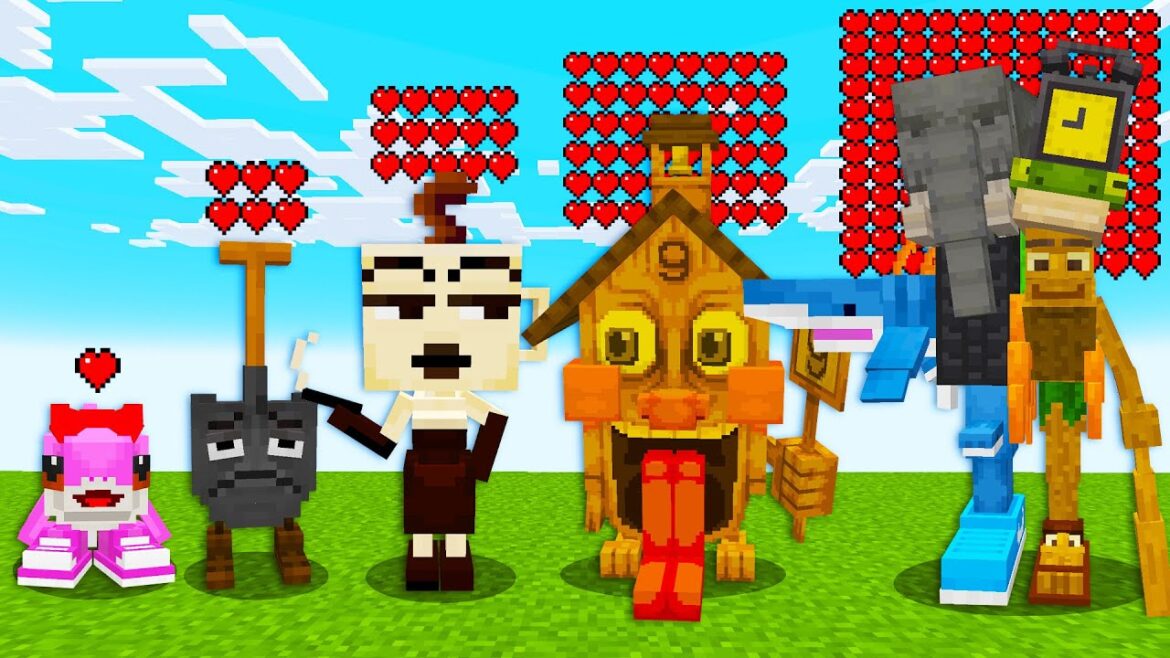 激レアなブレインロットたちに変身できる世界がヤバすぎた【まいくら・マインクラフト・トゥントゥントゥンサフール/トララレロ トラララ/ITALIAN BRAIN ROT】