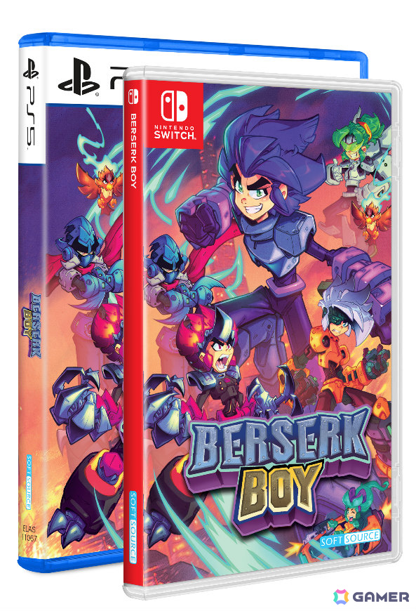 レトロ×スタイリッシュな2Dアクション「Berserk Boy」PS5/Switchパッケージ版が12月25日に発売!の画像