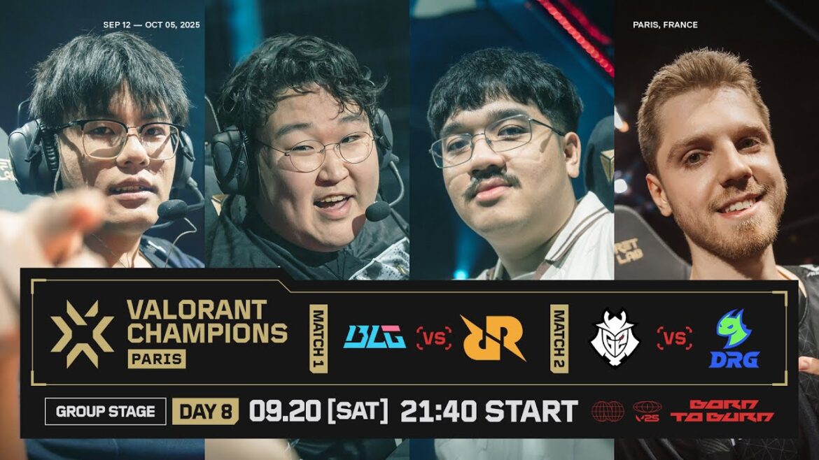 VALORANT Champions Paris — Group Stage Day 8