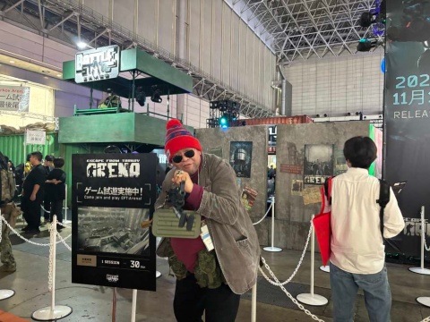 展示ホール3の中央付近にあるミリタリーのブースだ