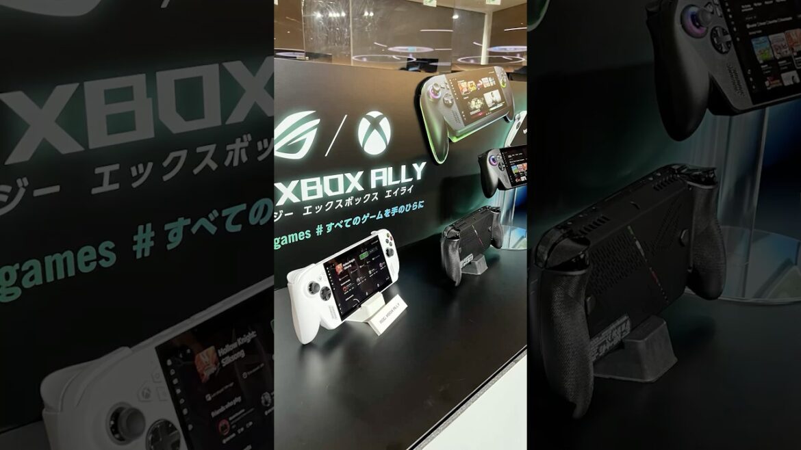 ASUSの新製品内覧会で最新ポータブルゲーミングPCの「ROG Xbox Ally」と「ROG Xbox Ally X」を体験してきた！　#rogxboxallyx #asus #asusrog