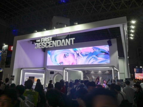 ネクソンのブースは、新シーズン開幕に合わせてTPS『The First Descendant』を全力でアピールしている