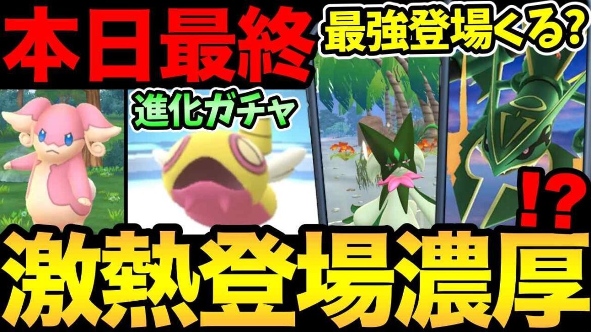 メガレックウザでほぼ決まり！？謎の新フィールド発見？本日イベント最終日！色々お忘れなく！【 ポケモンGO 】【 GOバトルリーグ 】【 GBL 】【  】