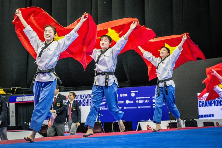 Liên đoàn Taekwondo Việt Nam treo thưởng lớn cho SEA Games 33 - Ảnh 1.