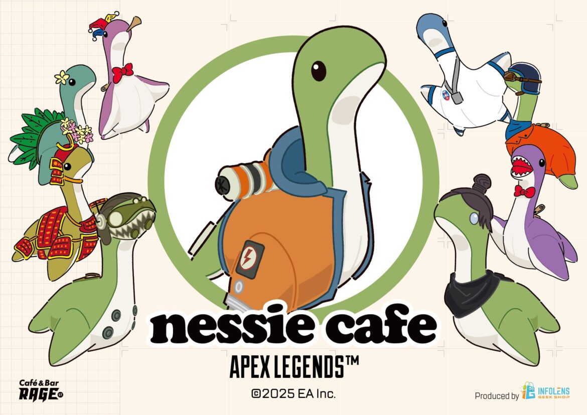 大人気ゲーム「Apex Legends(TM)」のコラボカフェ「ネッシーカフェ」が2025年もバージョンアップして東京/池袋の「Café&Bar RAGE ST」にて開催決定！ | インフォレンズ株式会社のプレスリリース