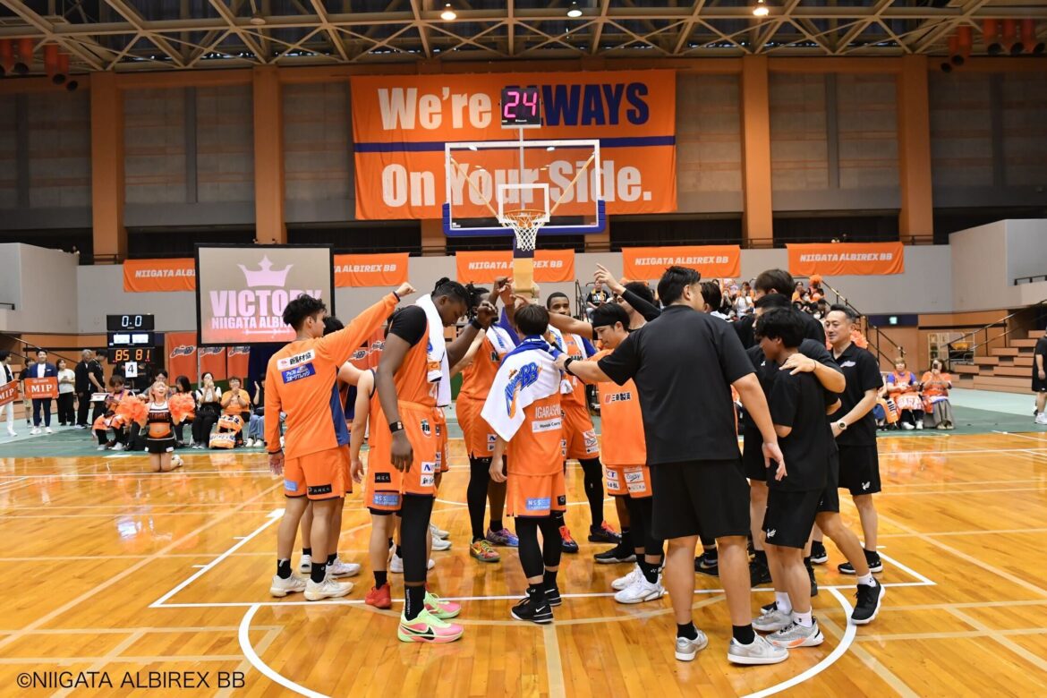 【試合結果】9/14(日) プレシーズンゲーム上越大会 vs 金沢武士団 | 新潟アルビレックスBB