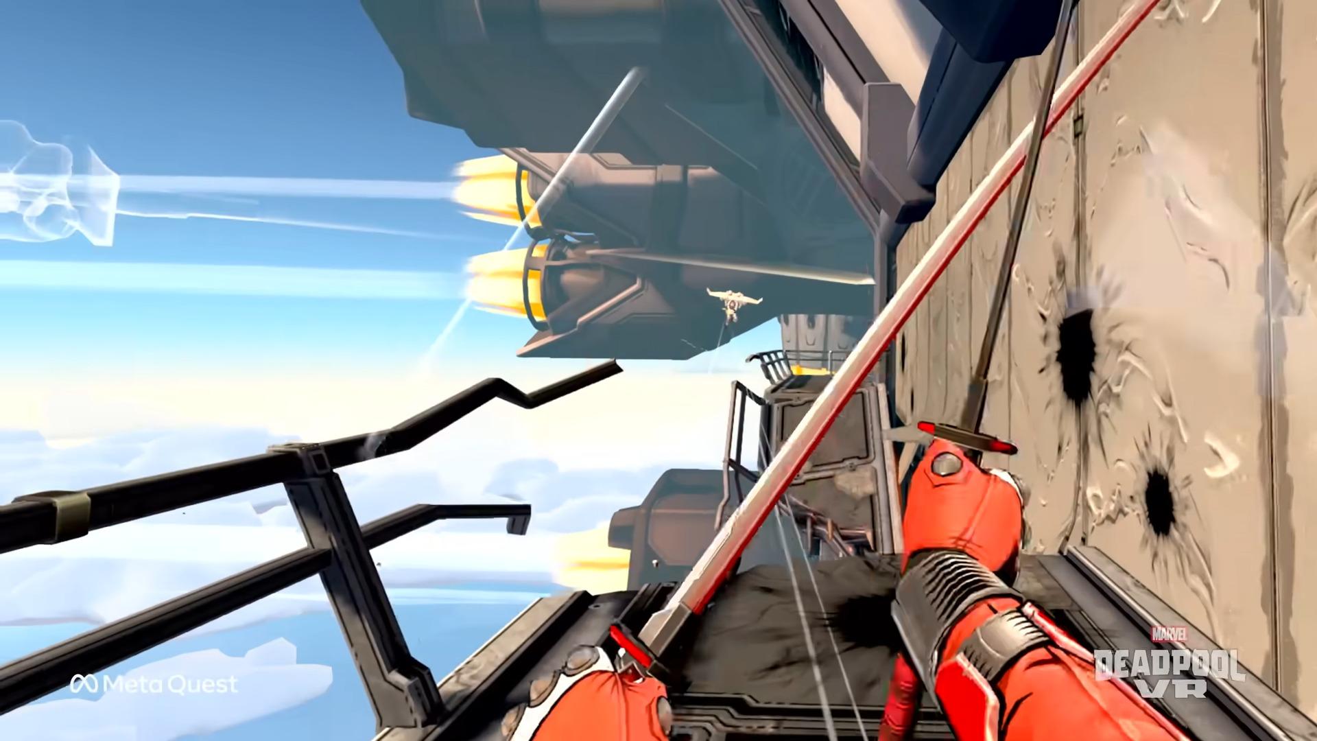 gamescom『デッドプール VR』試遊レポート：デップー視点でしっかり首や四肢を斬り落とされるヤバいゲーム_005