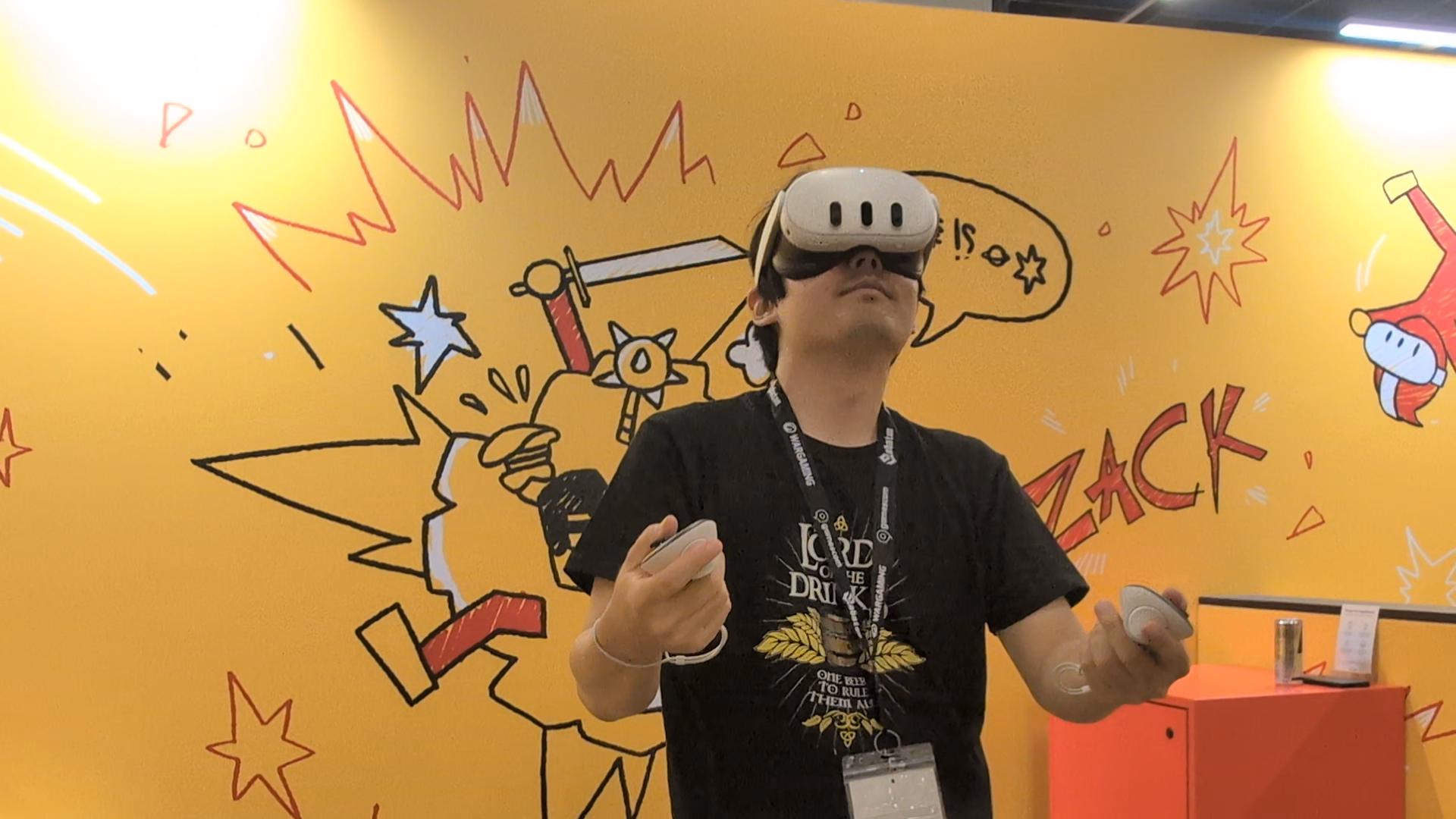 gamescom『デッドプール VR』試遊レポート：デップー視点でしっかり首や四肢を斬り落とされるヤバいゲーム_006