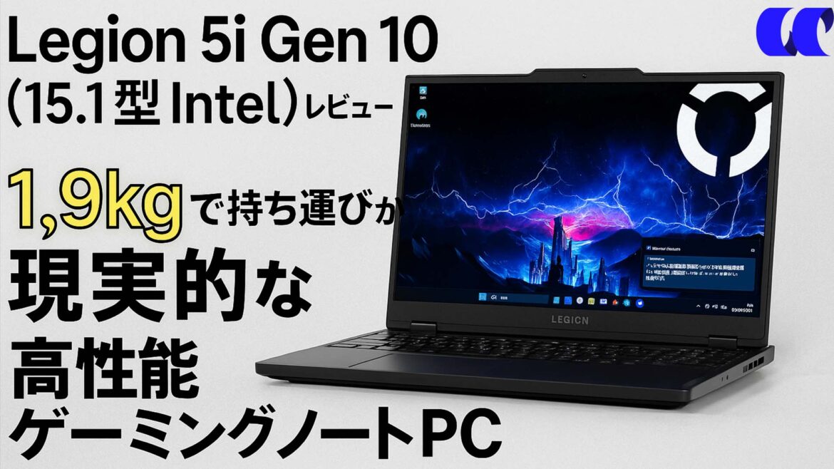 Legion 5i Gen 10(15.1型 Intel)レビュー 1.9kgで持ち運びが現実的な高性能ゲーミングノートPC