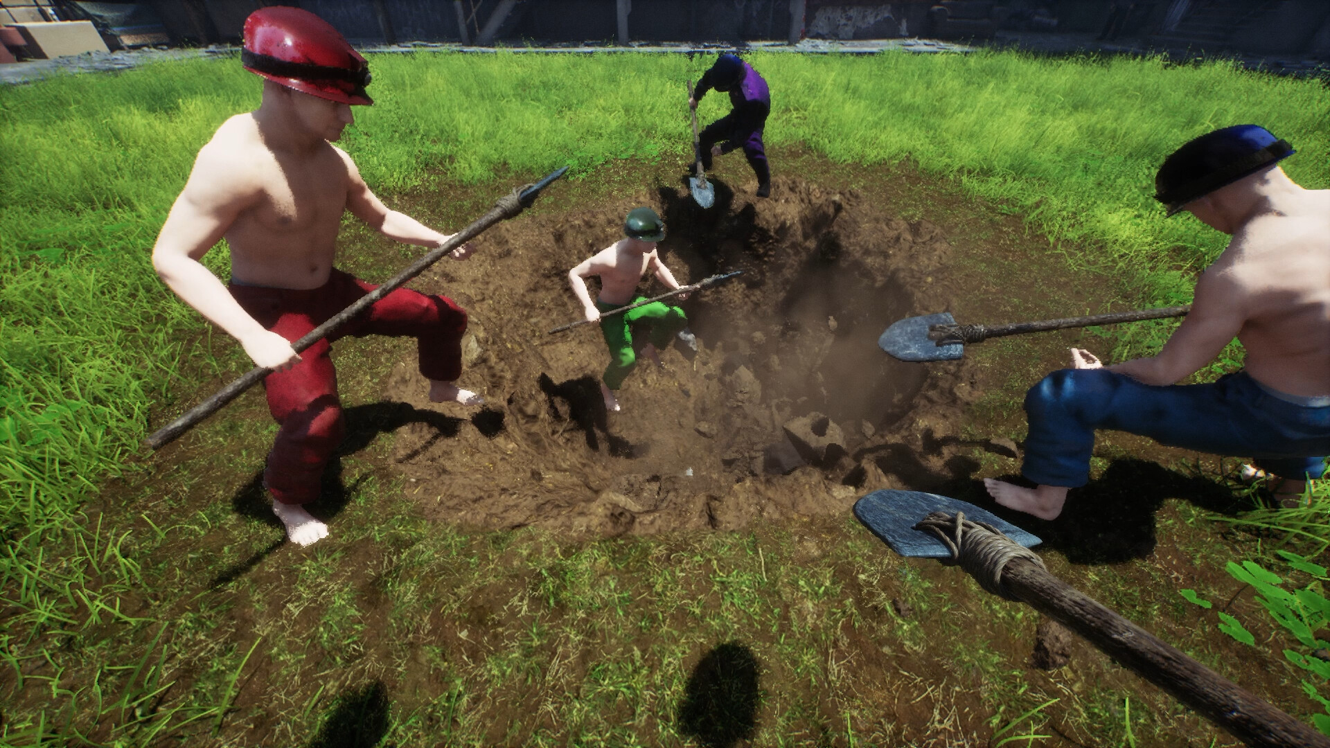 『Keep Digging』発表。最大8人マルチ可能な、地下1000ｍまで穴を掘るゲーム_001