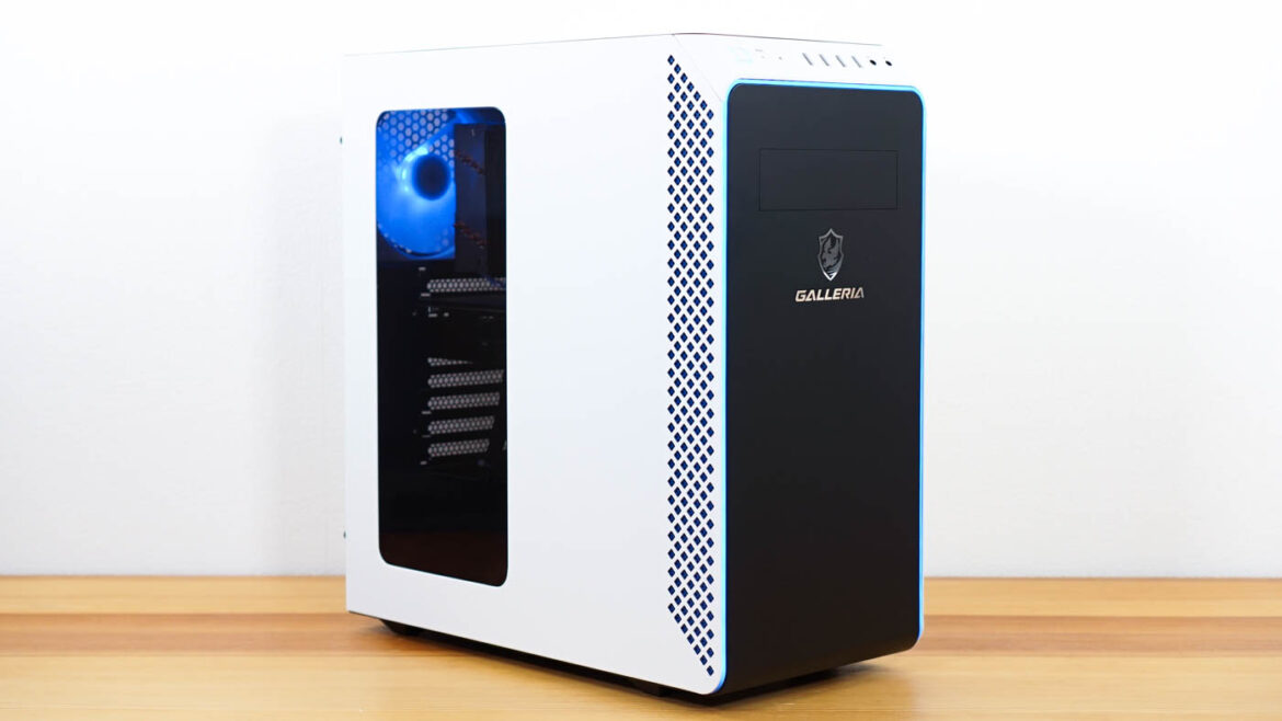 GALLERIA ホワイトケースの実機レビュー GALLERIA ホワイトケースの実機レビュー